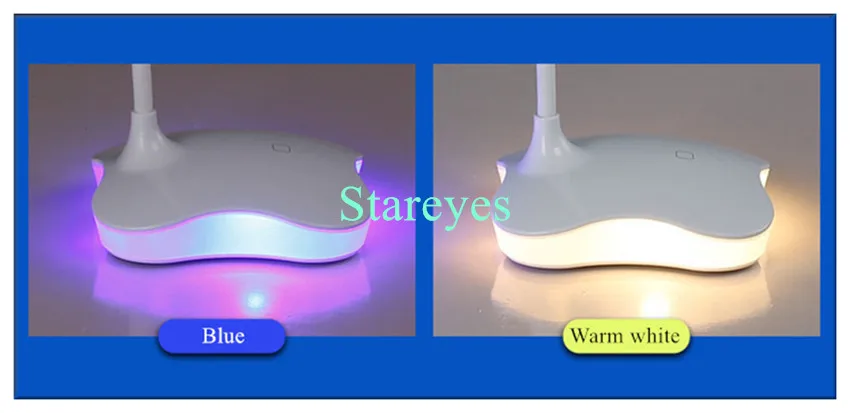 1 шт. перезаряжаемый светодиодный Настольный светильник 5 Вт 3 уровня датчик касания с регулируемой яркостью Регулируемая яркость USB защита глаз ночник