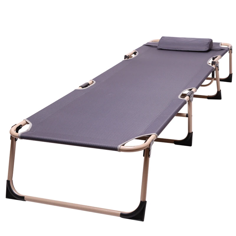 Simple Modern Portable Folding Household Office Leisure Lying Bed Reinforced Thickening Single Bed Beach Sun Lounger Chairs Simple Modern Portable Folding Household Office Leisure Lying Bed Reinforced Thickening Single Bed Beach Sun Lounger Chairs