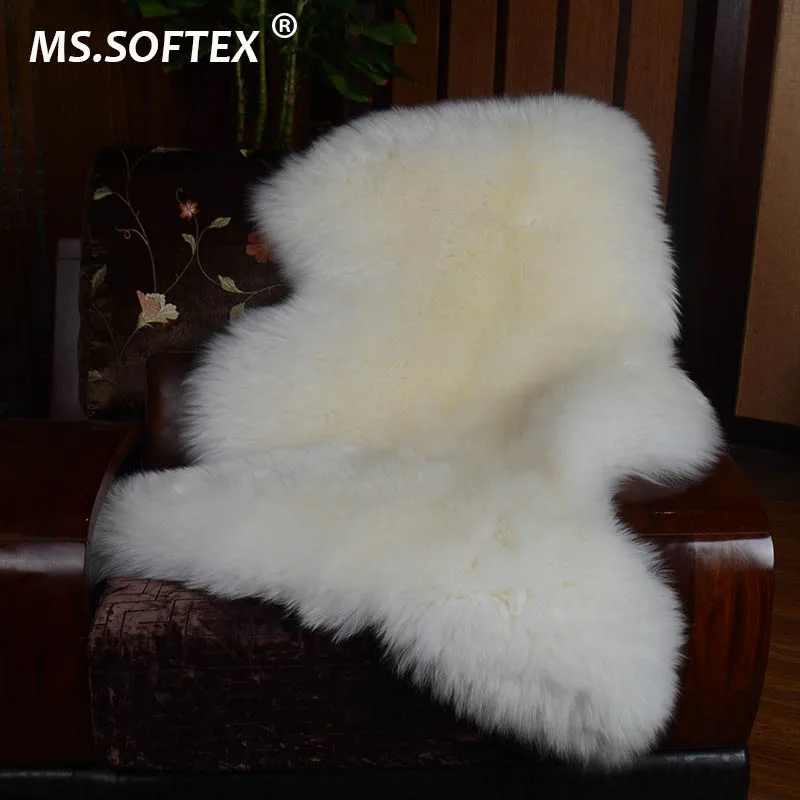 MS.Softex Австралийский коврик из овчины коврики для спальни зимний теплый длинный