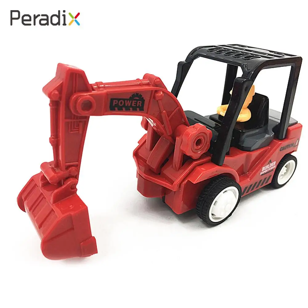 Intertia Digger Car Mini Mini Construction Digger Hand Eye Coordination