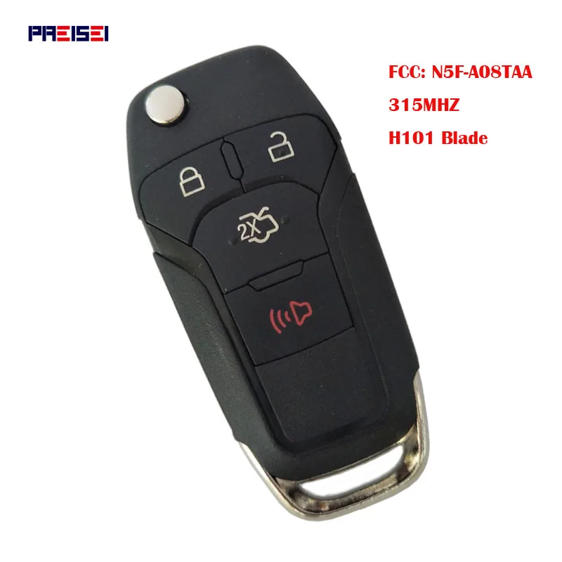 PREISEI 3 + 1/4 кнопочный складной ключ с дистанционным управлением умный