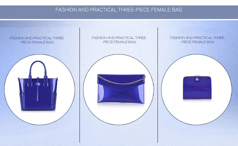 Ladies Handbag+Girls Shoulder Bag+Purse 3 Sets