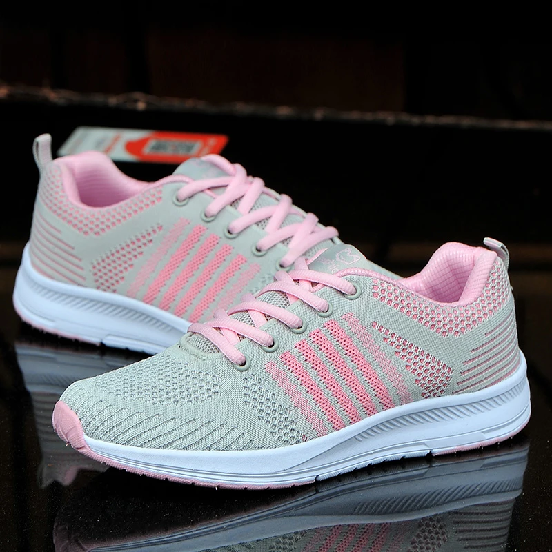 

Women Running Shoes Summer Light Weight Women Trainers Sport Comfortable Walking Shoes For Girls Big Size 35-41 Runing Trainers