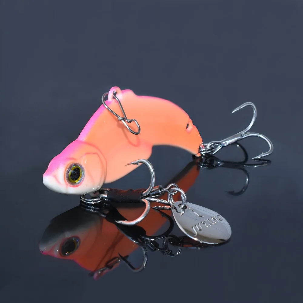 

VIB 60 mm 15 g Metal bait squid cockroach bait with 2 three hooks + sequins