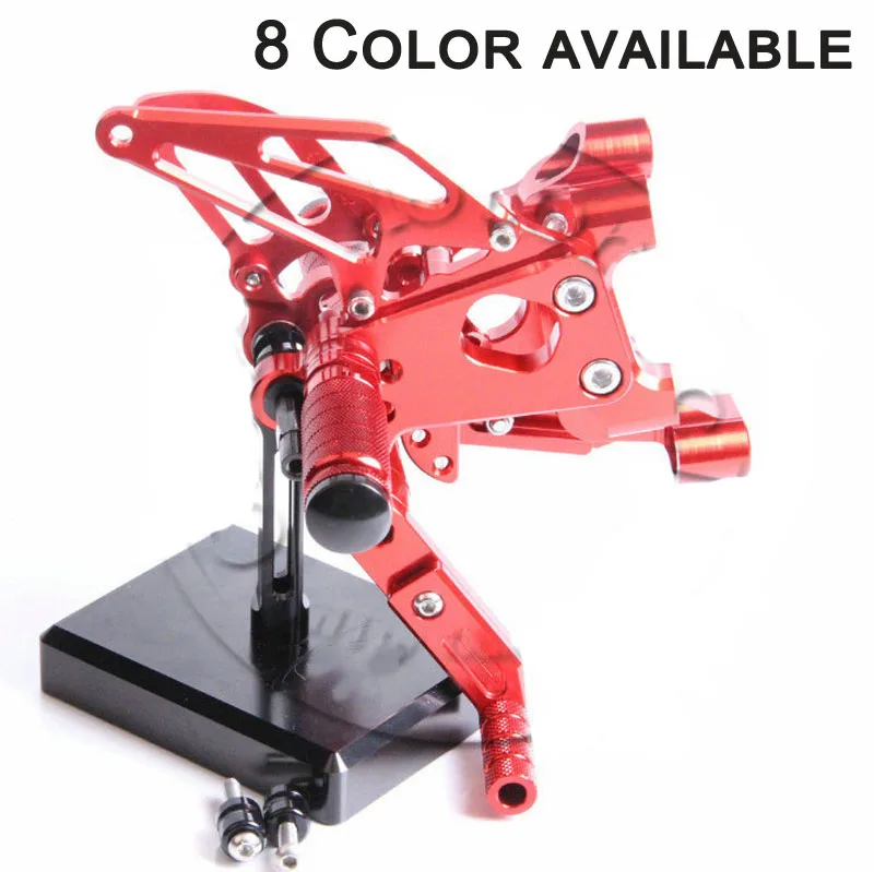 Fit For Ducati 899 Panigale 2014 2015 Motorcycle CNC Aluminum Footrests Rear Foot Pegs Foot Pedal Pegs Bracket Sets