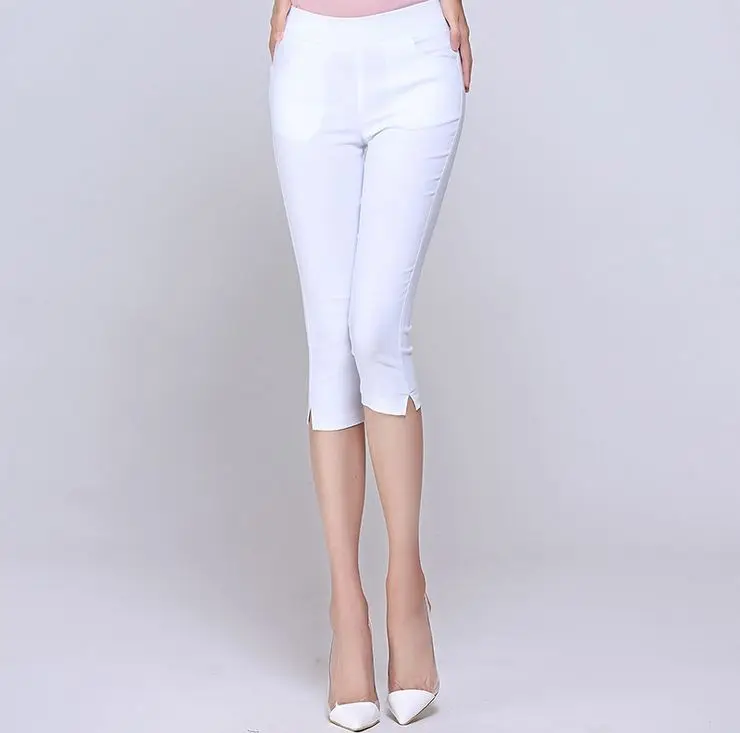 Брюки Белые Женские Летние Стрейч Купить