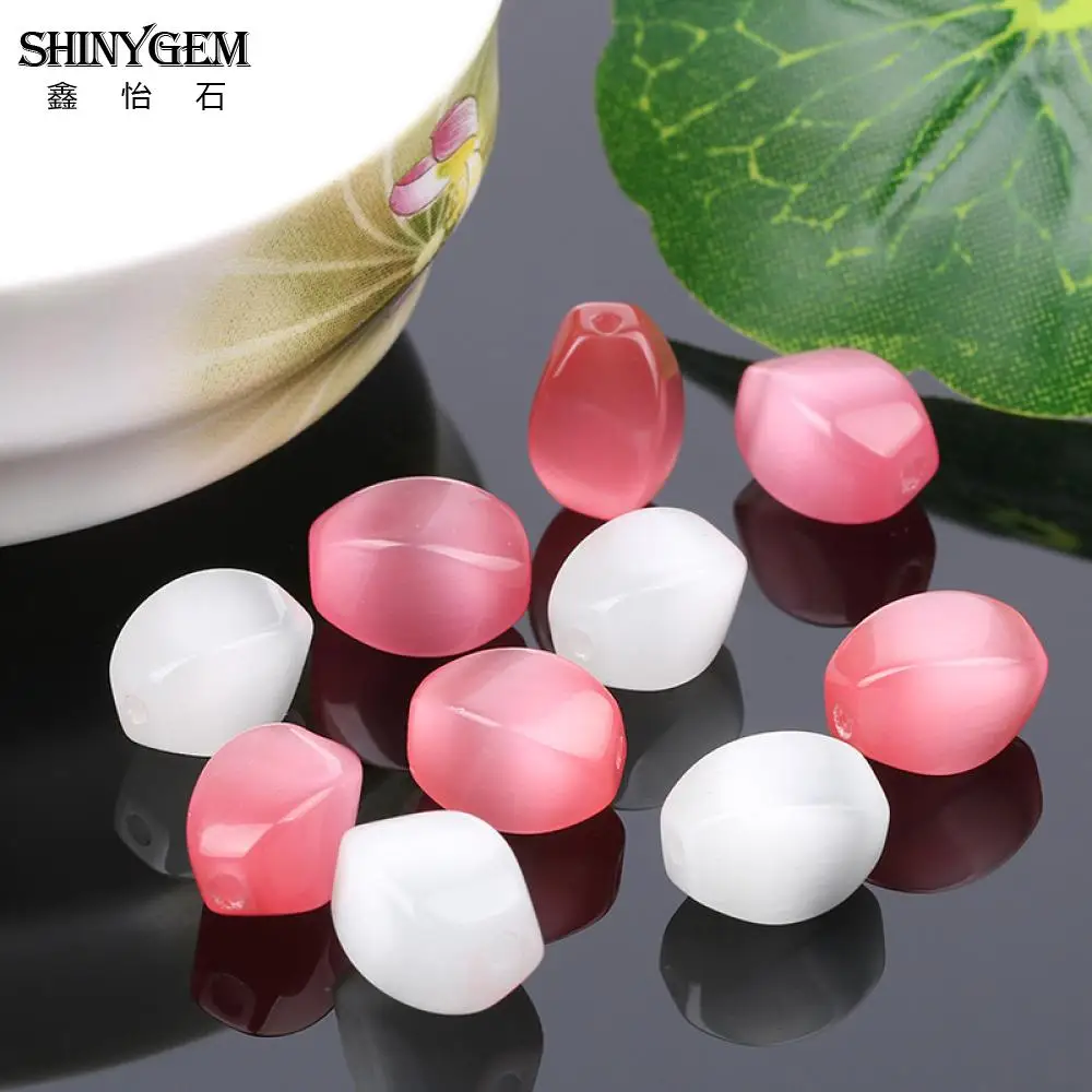 ShinyGem 8*12 мм натуральный кошачий глаз бусины очарование витая колонна