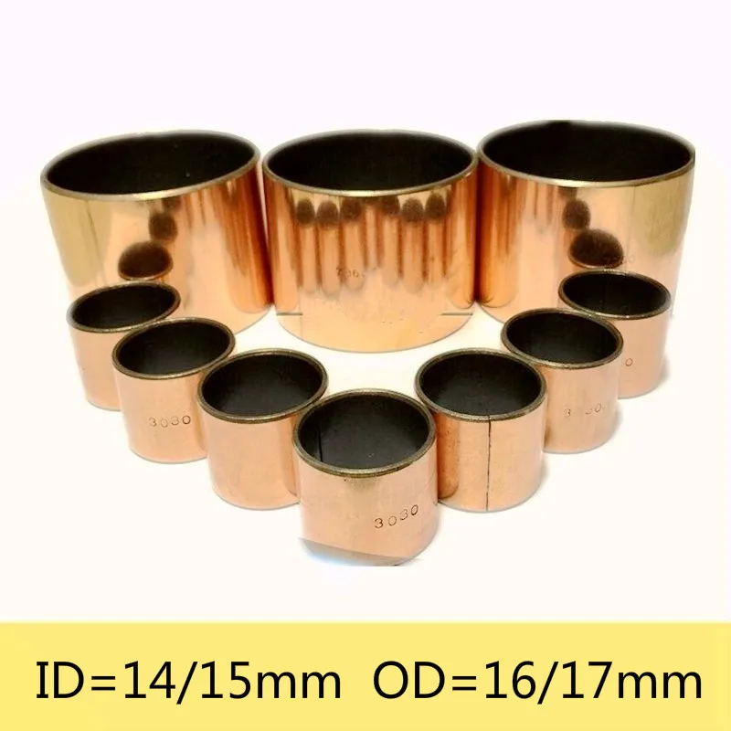 Sleeve Bearing 8 mm Diameter x 10 mm Outside Diameter x 10 mm Length Plain Bearings Oil-Free bushings Pack of 6