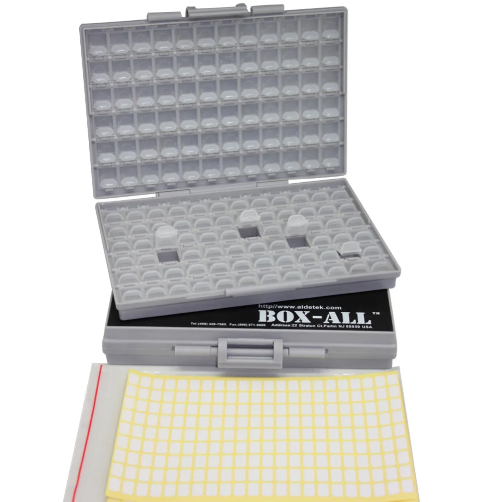 AideTek 2 units of SMD Resistor Capacitor font b Electronics b font Storage Cases Organize 0603