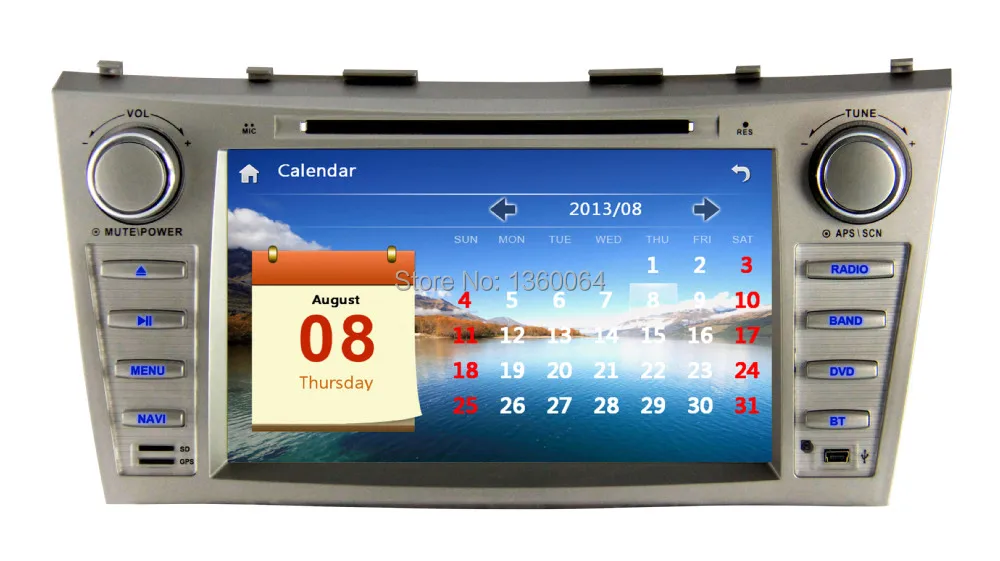 Discount 8 inch Car DVD GPS For Toyota Camry 2007-2011 Double 2 Din Car GPS Navigation System Radio Stereo Head Unit 11 Discount 8 inch Car DVD GPS For Toyota Camry 2007-2011 Double 2 Din Car GPS Navigation System Radio Stereo Head Unit 11