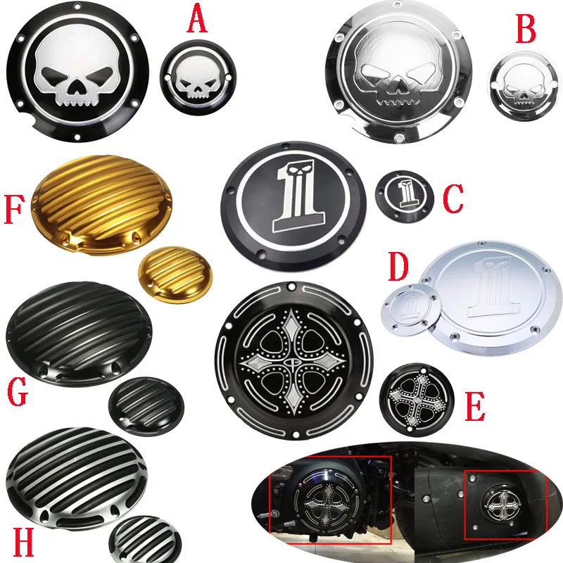 skull engine derby timer timing cover for harley davidson skull engine derby timer timing cover for harley davidson
