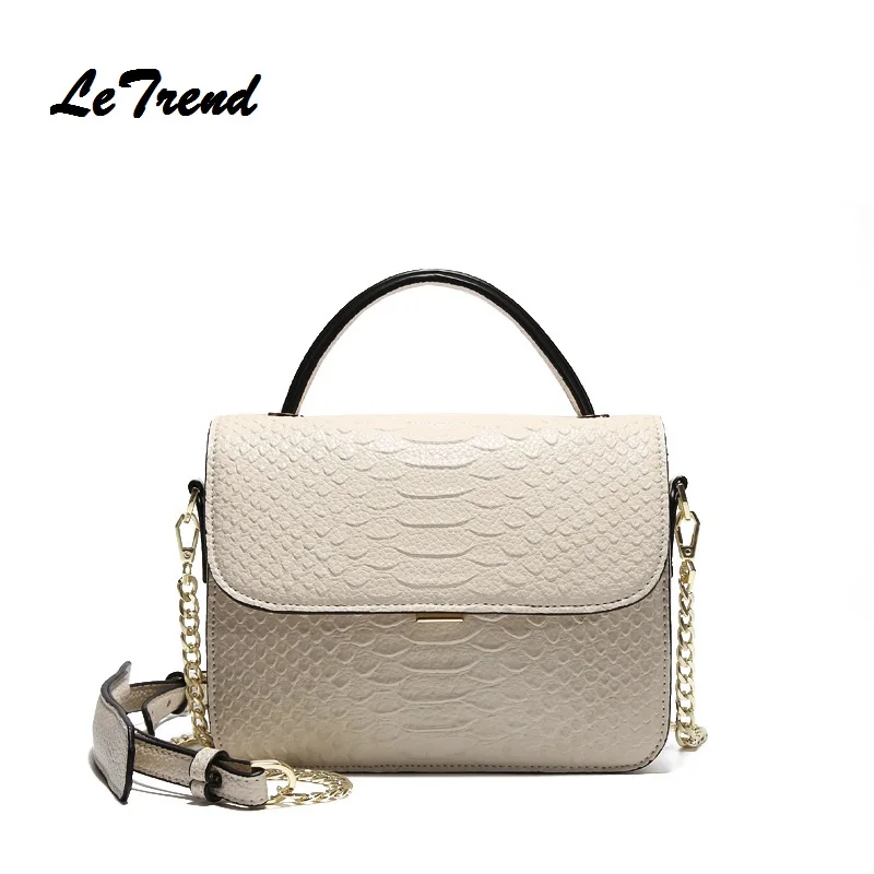 

LeTrend Fashion Leather Panelled Handbags Women Bag Satchels Messenger Bag Crossbody Bags Ladies's Shoulder Bag New Arrival