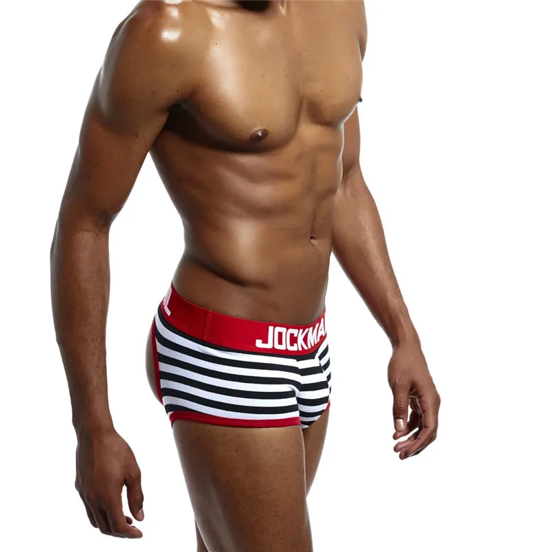 Джоки JOCKMAIL мужские с низкой талией Брендовое пикантное нижнее белье дышащие