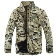 Военная Мужская куртка для спорта на открытом воздухе, зимняя теплая дышащая тактическая куртка, ветрозащитная флисовая куртка для охоты, армейская куртка