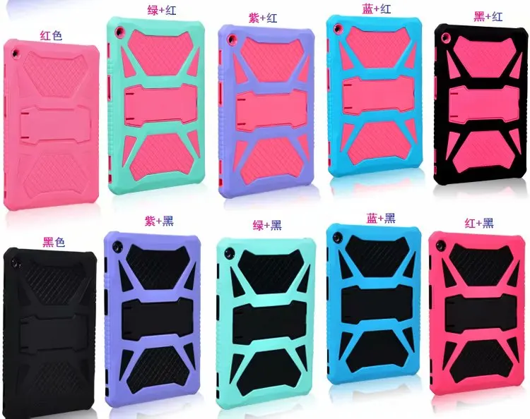 

Heavy Duty Armor Case for Huawei MediaPad T5 10 AGS2-W09/L09/L03/W19 10.1" Silicon PC hard Cover For Huawei honor pad 5 + pen
