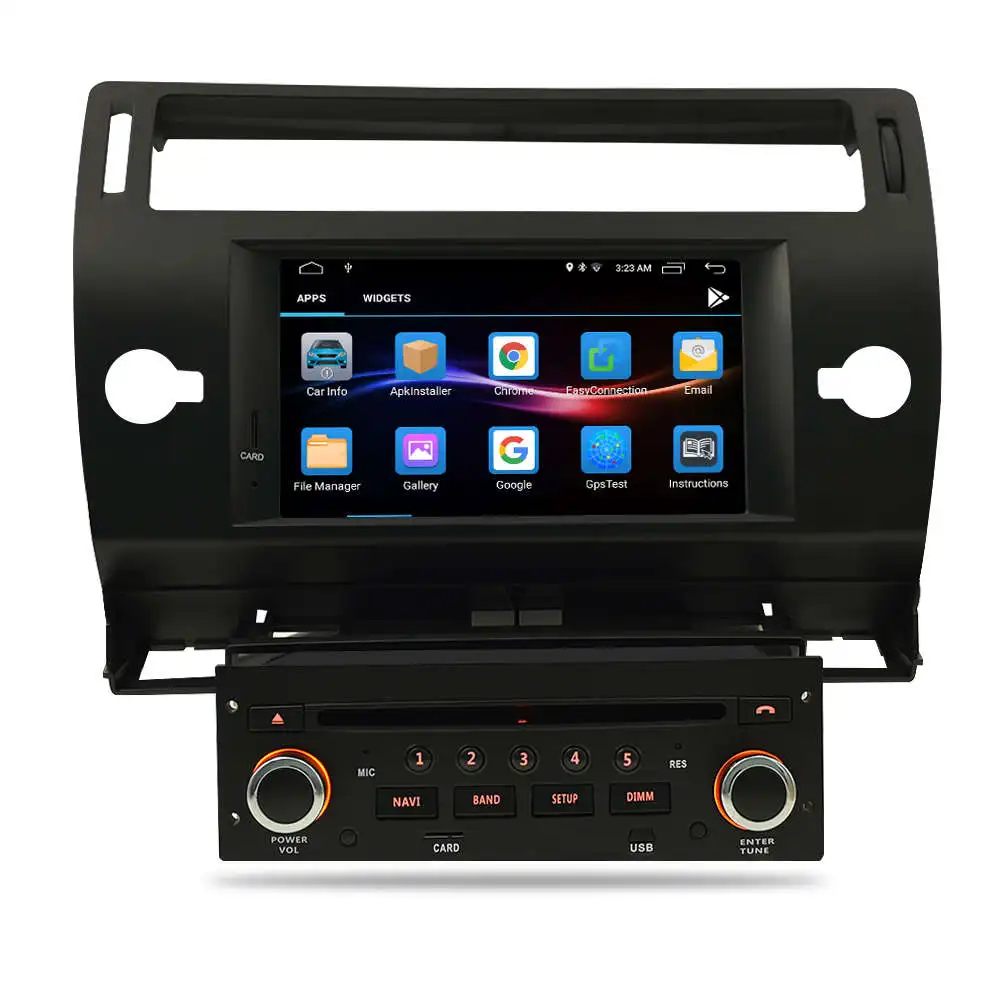 Android 9,0 автомобильный DVD плеер gps ГЛОНАСС Navi для Citroen C4 C-Triomphe C-Quatre 2005 2006 2007 2008 2009 радио аудио стерео