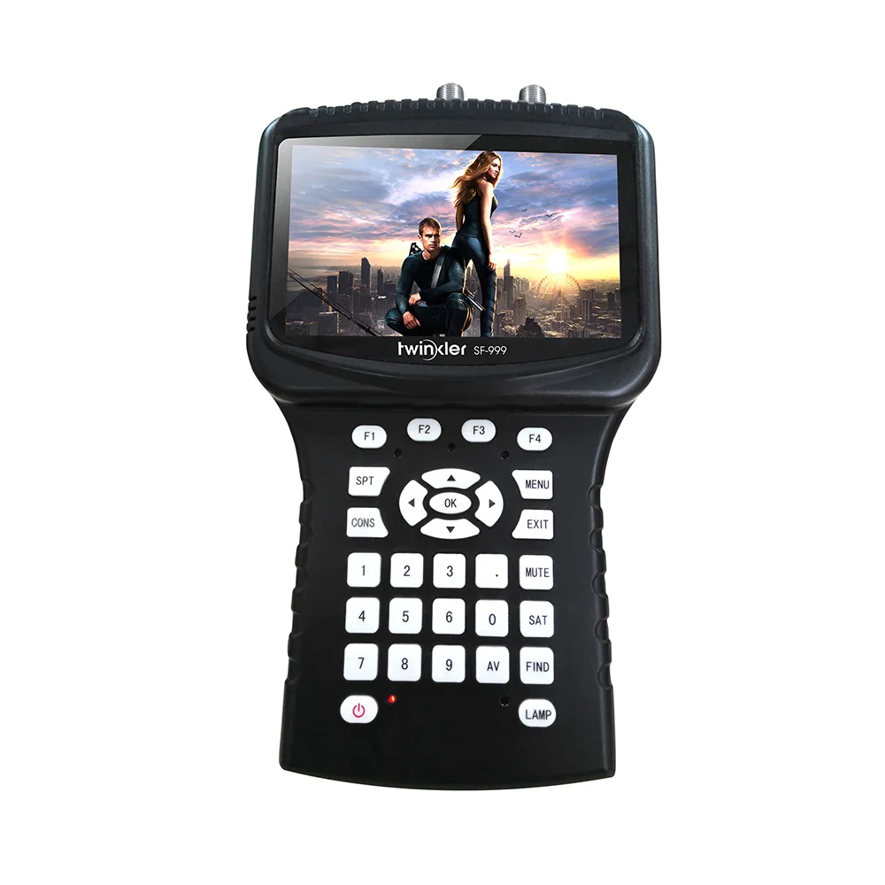 Цифровой спутниковый искатель HD DVB T2 DVBS2 C с 4 3 "дисплей Поддержка CCTV монитор в AHD
