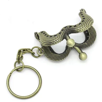 

10Pcs Antique Bronze Tone Clutch Coins Purse Frame Kiss Clasps Lock Handbag Handle Key Ring 4.6x3.9cm