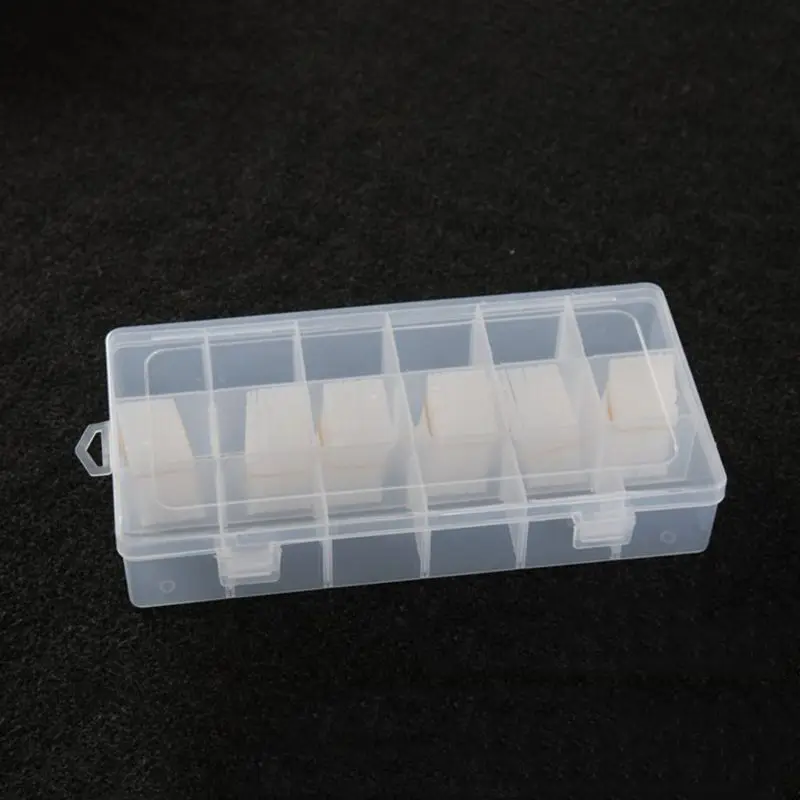 Одна коробка из 50 пластиковые бобины Floss& Needlecraft Organizer - Цвет: White