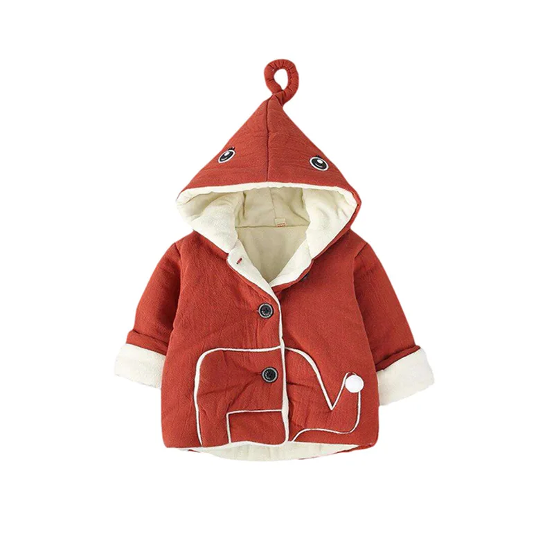 Baby Down Jacket Winter New Fashion Kids Girls Long Sleeve Printing Clothing Thickening Warm Comfortable Children Coat | Детская одежда