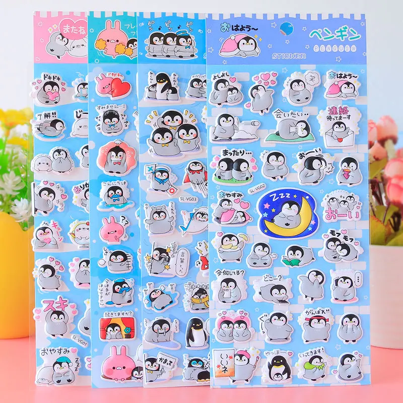 

1 pcs/pack Naughty little penguin Diary Stationery Stickers Decorative Mobile Stickers Scrapbooking DIY Craft Stickers