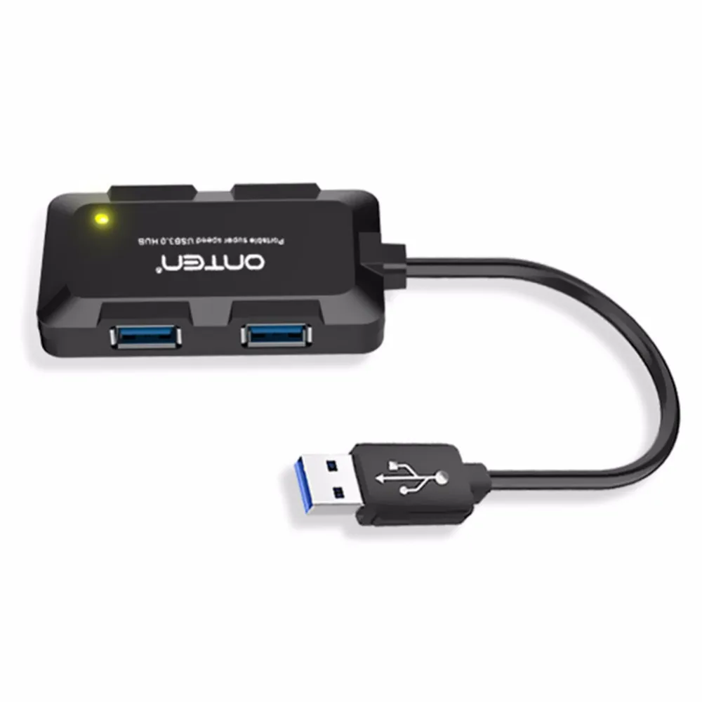 4 портовый концентратор USB 2 0/3 0 разветвитель со встроенным usb кабелем и