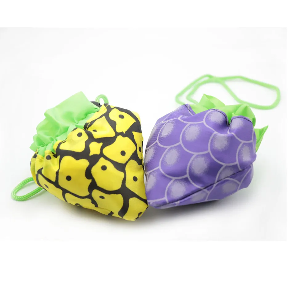 

Nylon Foldable Reusable Shopping Bags Fruits Tote Eco Storage Handbag Waterproof