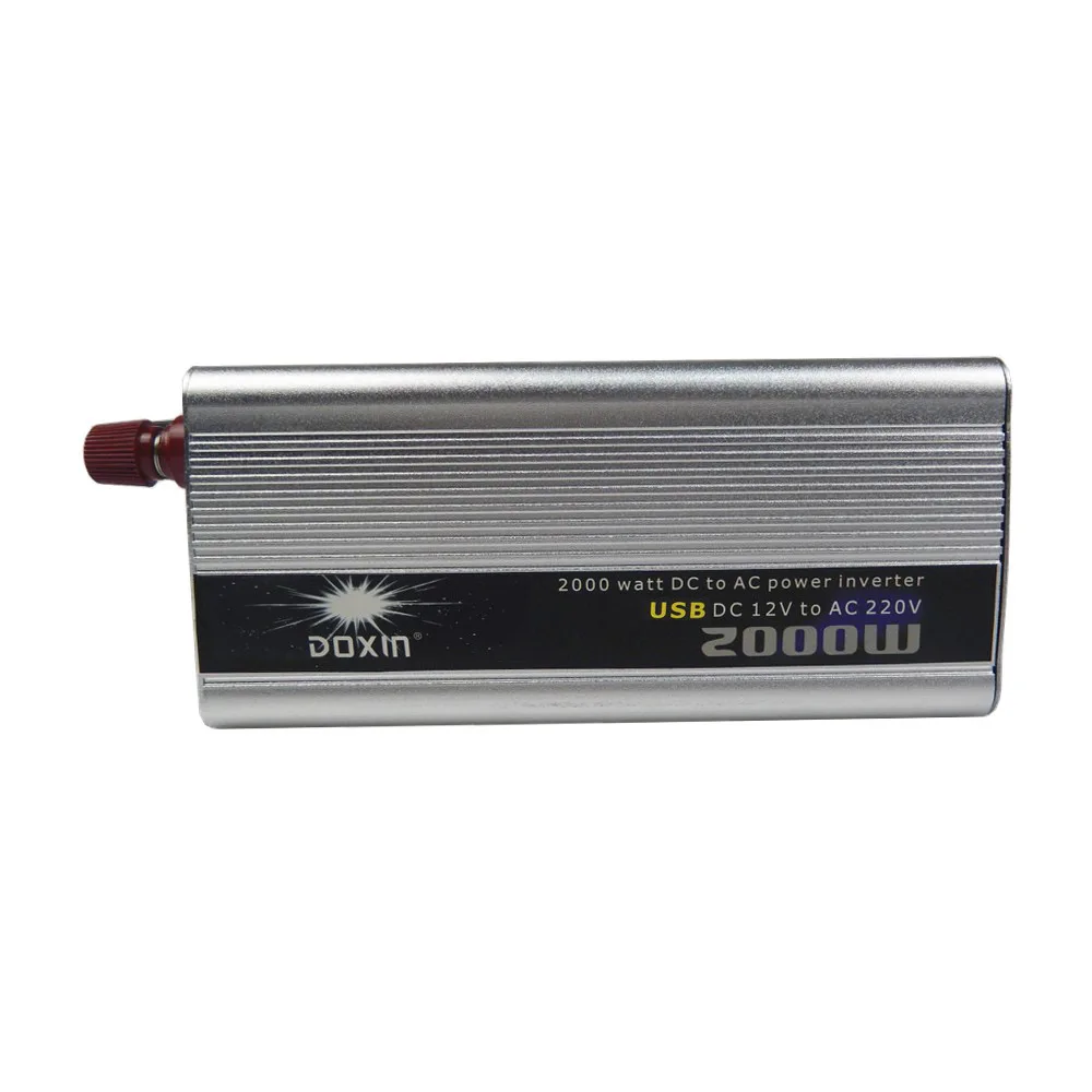 Автомобильный инвертор DOXIN 2000 Вт с USB автомобильный преобразователь в