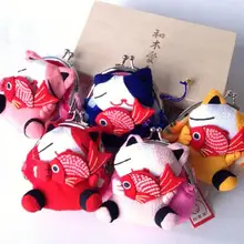 10 шт. кимоно Chirimen Lucky Cat Портмоне кошелек storange сумка кошелек