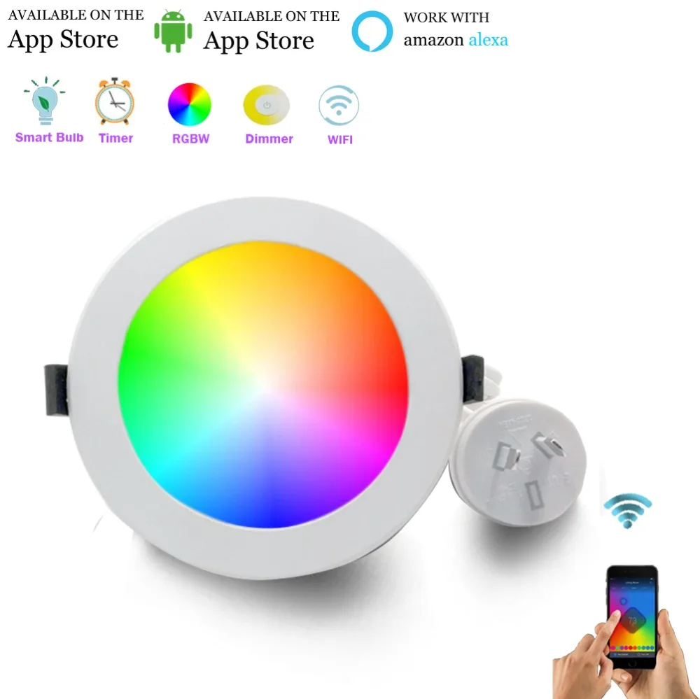 Wifi Интеллектуальный светильник с голосовым управлением AU Plug light Австралия 3 5