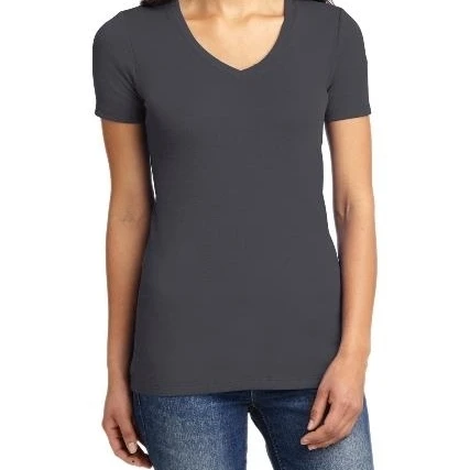 Port Authority LM1005 Ladies Concept Stretch V-Neck Tees Grey Smoke - 2XL (1)