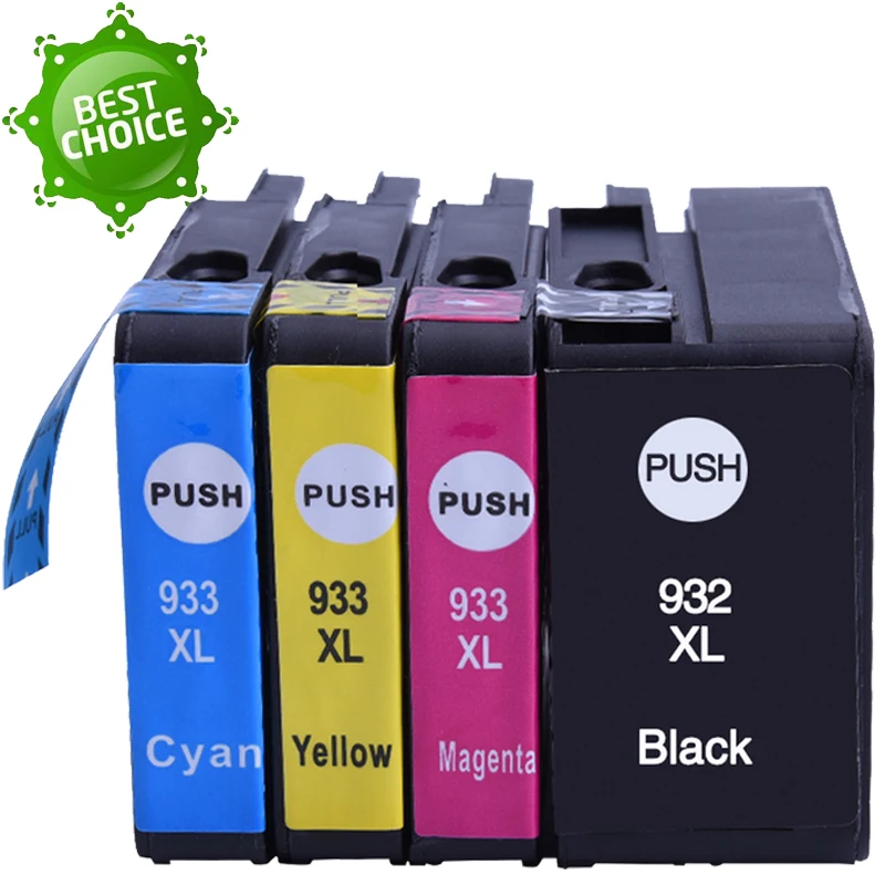 Картридж 932 933 совместимый с принтером hp Office jet 6100 6600 6700 7110 7610 7612 4 шт./компл. |