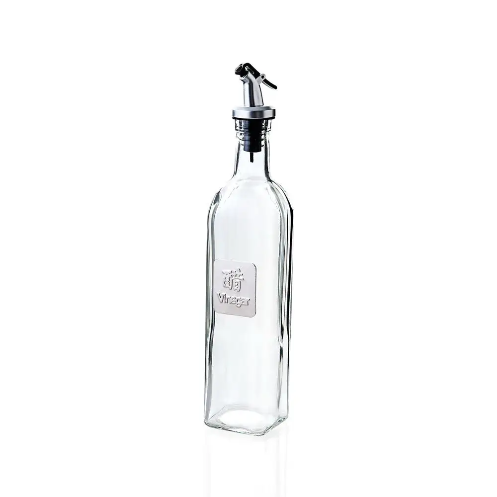 Vinegar 1 шт. стекло соус масло с уксусом бутылка дозатор масла контейнер Соусники Приправы Бутылка диспенсер оливкового масла кухня - Цвет: Vinegar