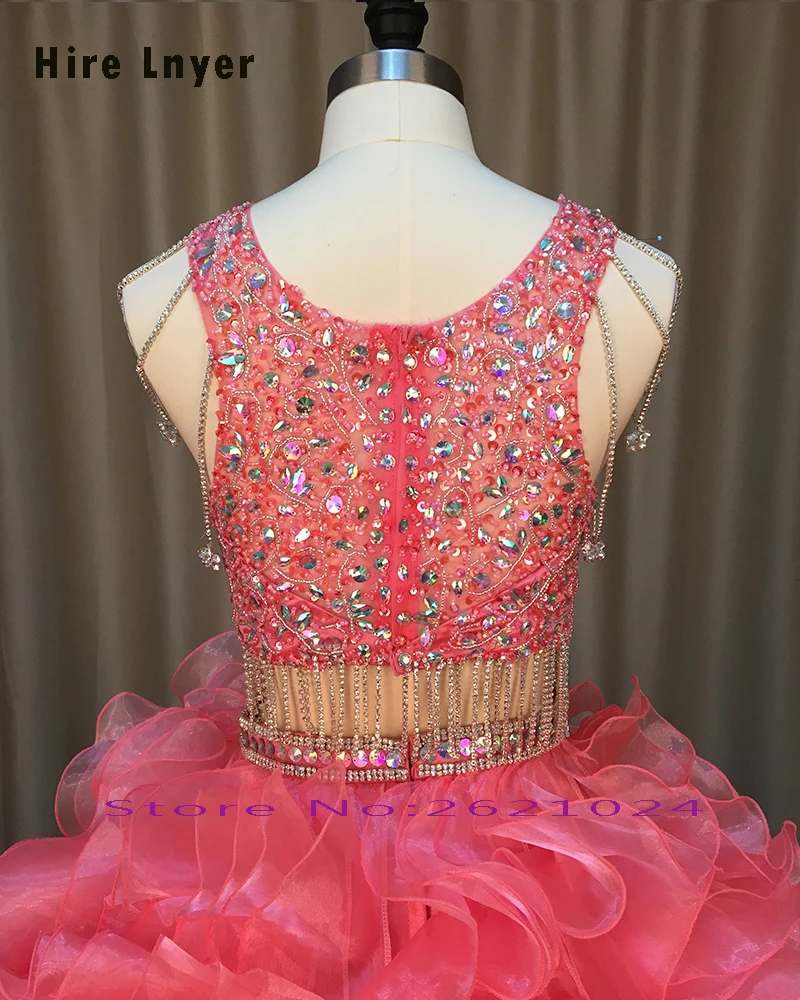 Najowpjg сделанные на заказ платья 15 лет блестящие бусины кристаллы блестки кисточки