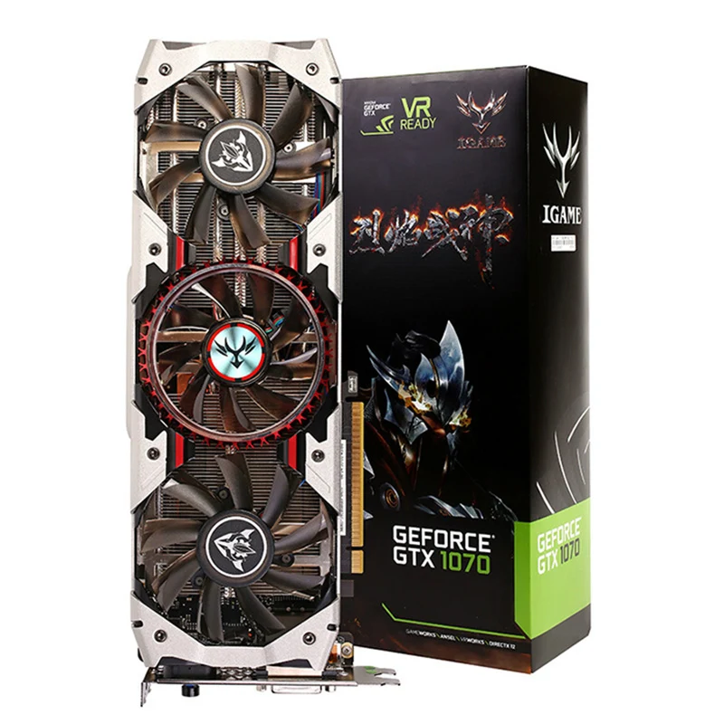 Colorful iGame NVIDIA GeForce GTX 1070 Ti Top Graphics Card 256bit 8GB