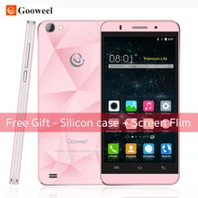 Original gooweel m5 pro 3g smartphone mtk6580 quad-core 5 “ips-bildschirm handy 1 GB RAM 8 GB ROM 5MP + 8MP kamera GPS handy
