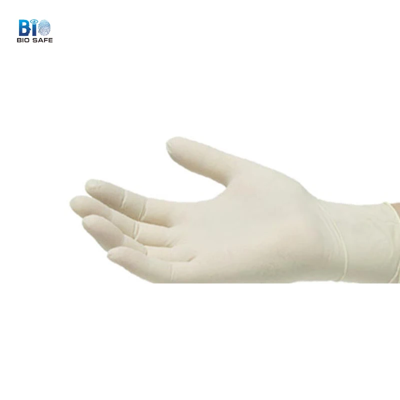 

[Bio safe]Rubber And Latex Disposable Glove Medical Purpose Thicken Gloves Food Powder Free Surgical Housework Disposable Glove