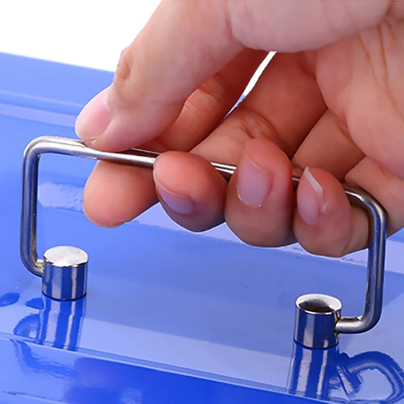 Safe Nordic Large Iron Password Cosmetic Storage Box With Lock Portable Jewelry Makeup Articles Organizer Sundries Container