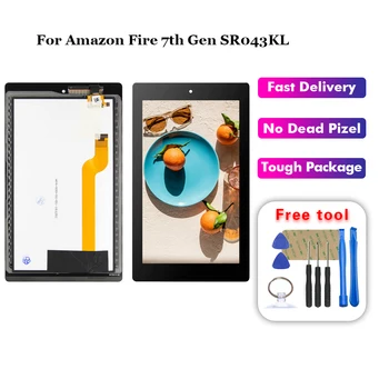 

7" For Amazon Fire 7th Gen SR043KL LCD display panel touch screen digitizer assembly free tools