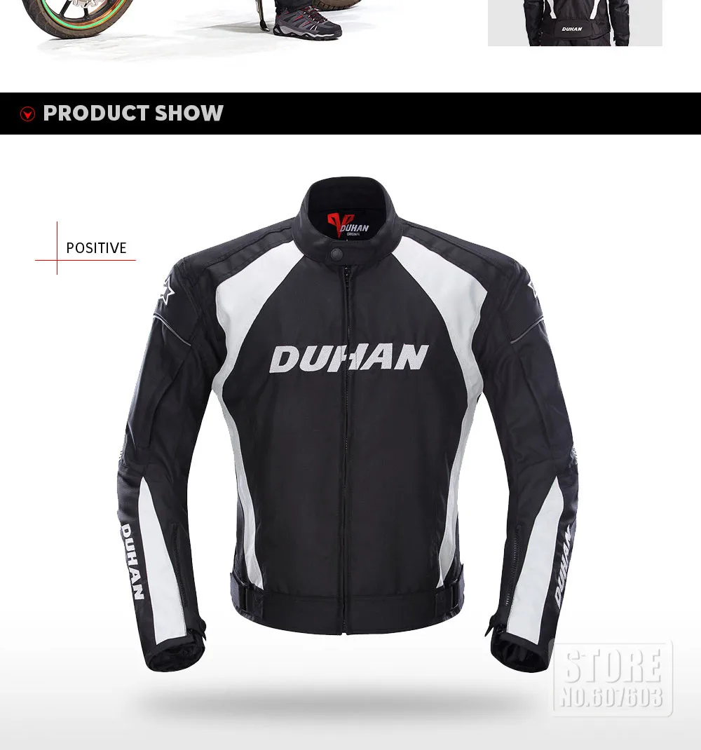 DUHAN мотоциклетная куртка, Мужская ветрозащитная куртка для езды по бездорожью, гоночные спортивные куртки, мотоэкипировка, мужская одежда с пятью защитниками