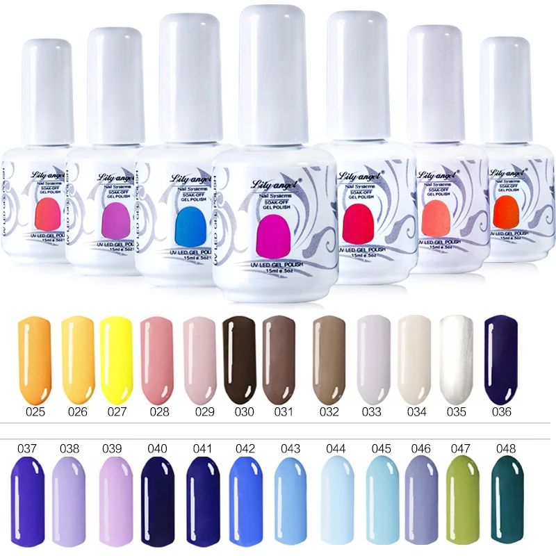 Lilyangel 72 Colors 15ml Soak Off UV Gel Nail Polish Wholesale Price