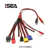 HTRC 8 in 1 Charger Cables Set for IMAX B6 Charger RC Part Lipo Battery Multi Charging Plug Convert Cable Line ► Photo 2/6