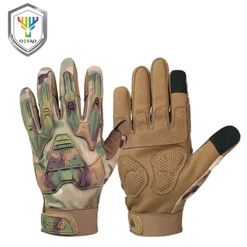 

OZERO New Arrival Work Gloves Men's Leather Genuine Driver Security Protection Wear Safety Workers Welding Moto Gloves 9021