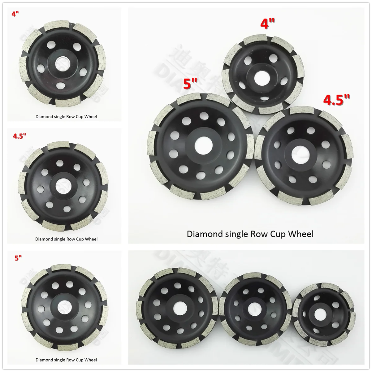 Diatool diamond одной строке шлифовальный чашка для бетона кладки 3 размера