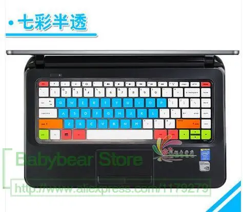 candyblue Для hp Pavilion 14 V218tx e050TX e034 e051tx R021tx защитный чехол для клавиатуры ноутбука - Цвет: candyblue