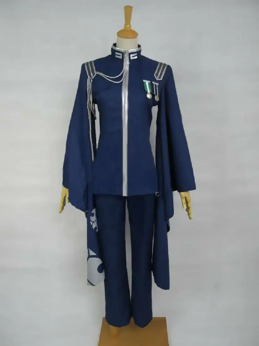 Vocaloid Senbon дзакура сенбонзакура Kaito Косплэй костюм наряд Темно-синие
