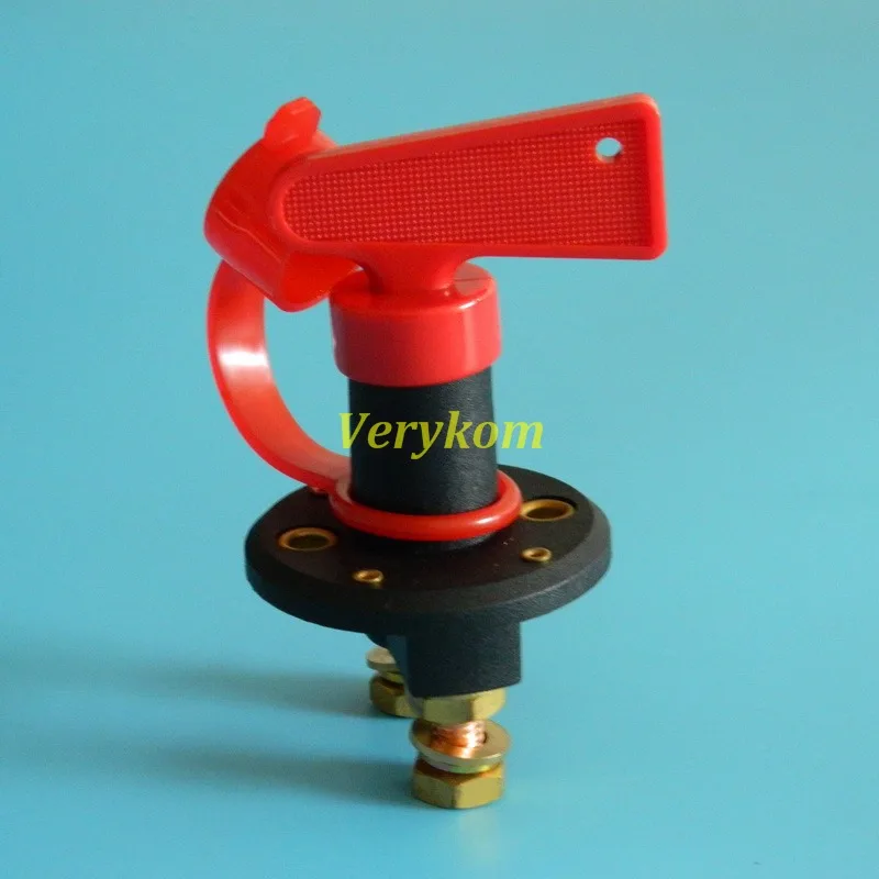 

(Type C) Free Shipping Universal 12V~24V BATTERY ISOLATOR KILL SWITCH with KEY & CAP -Boat / Marine / Car / 4x4/ Caravan