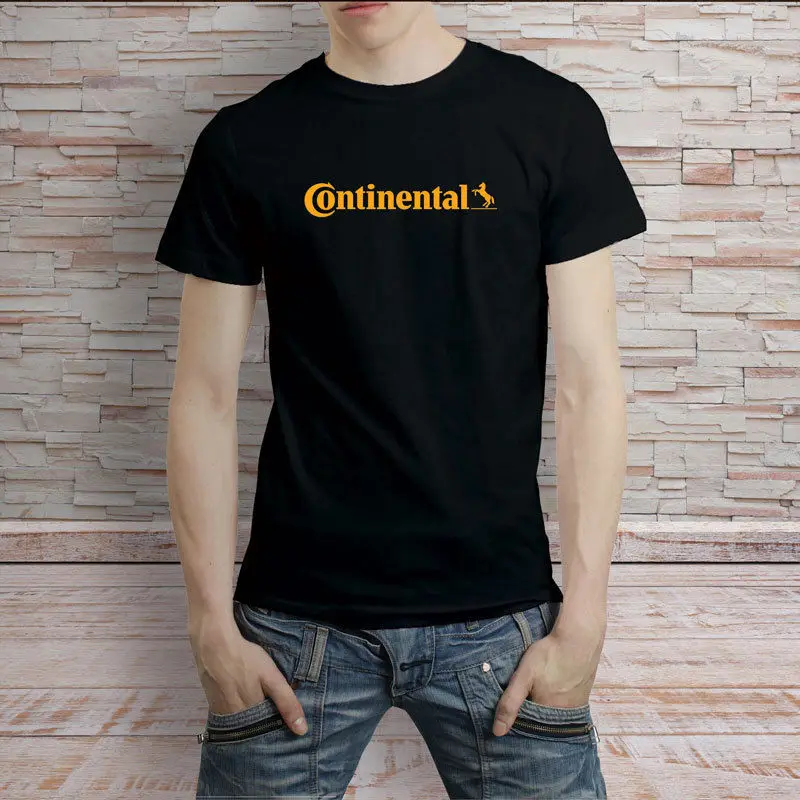 Continental Tires Tyres Logo Black T Shirt Men's Teein TShirts from Men's Clothing on