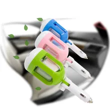 12V Car Air Freshener Automobile Humidifier Air Purifier Aroma Diffuser Aromatherapy Mist Maker Fogger Six Colors