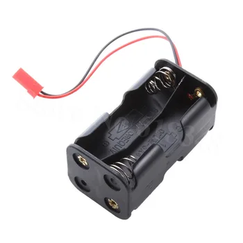 

HSP 02070 4 AA Battery Container Case JST Plug for RC 1/10 1/8 Nitro Power Car